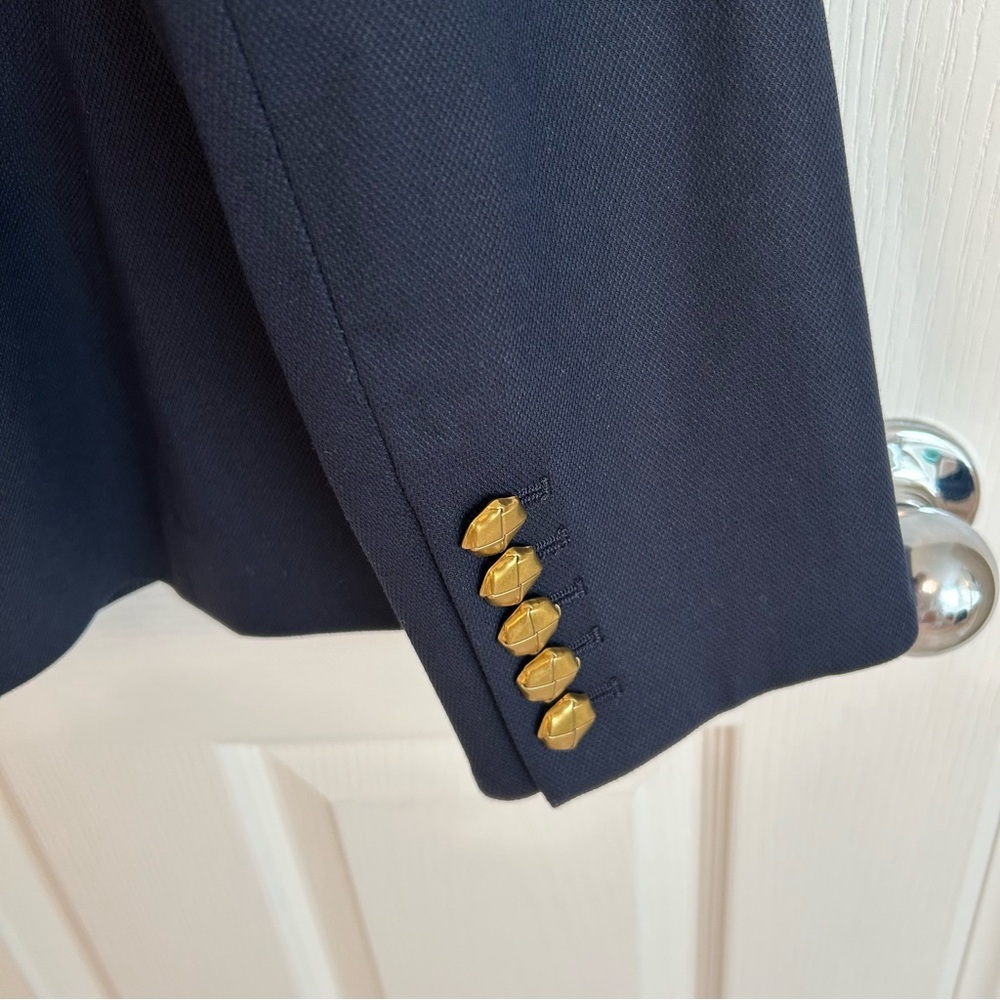 VERONICA BEARD Cutaway Dickey Jacket in Navy Size 14 - Picture 10 of 12